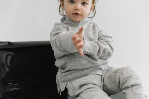 Organic Zippered Sweatpants - Tiny Tycoon